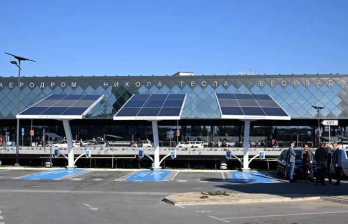 Ten spaces for recharging electric vehicles installed at Premium Parking P1 at the Belgrade airport