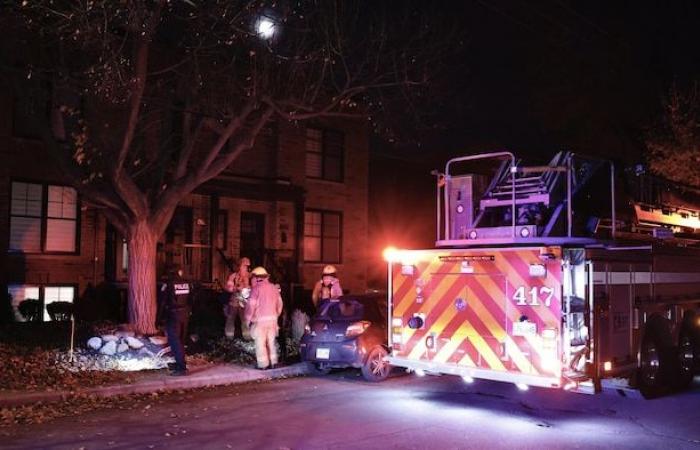 An arson fire was set in a Montreal North apartment