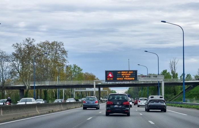 Live: big traffic jams on the Toulouse ring road this Thursday evening