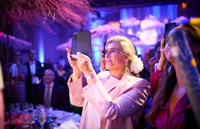 A princess comes out of a cake to celebrate BIG’s 25th anniversary in the presence of Princess Léa of Belgium