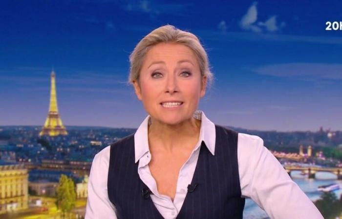 Anne-Sophie Lapix loses control, uncontrollable laughter disrupts the end of her news on France 2