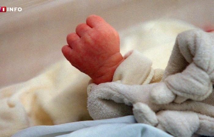 The number of births in France at its lowest since the Second World War