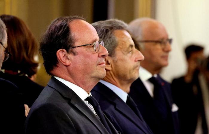 France – Israel: Nicolas Sarkozy and François Hollande side by side, but this hilarious detail says everything about their relationship