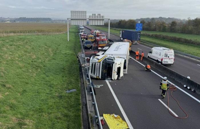 traffic cut again following similar accident