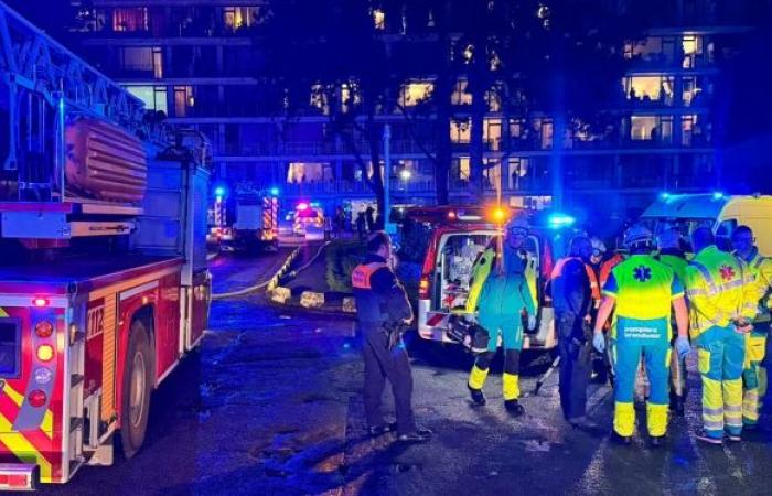 Fire in an apartment on Chaussée d’Alsemberg in Uccle: one person seriously injured