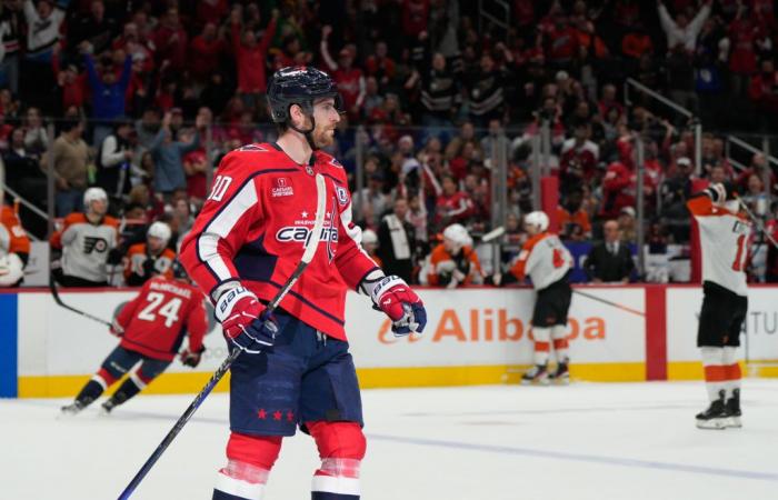 The Capitals are very happy with the performance of Pierre-Luc Dubois