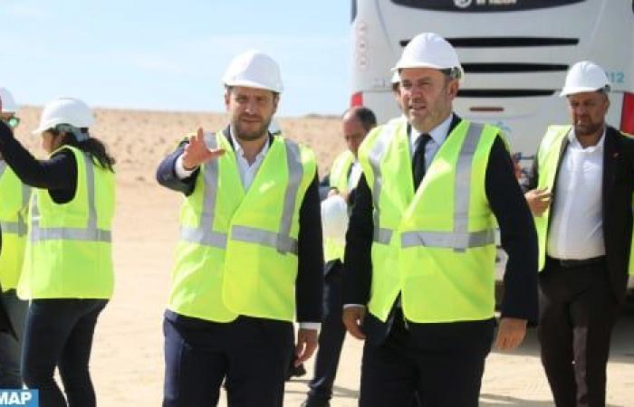 A delegation of French business leaders visits structuring projects in the Dakhla-Oued Eddahab region