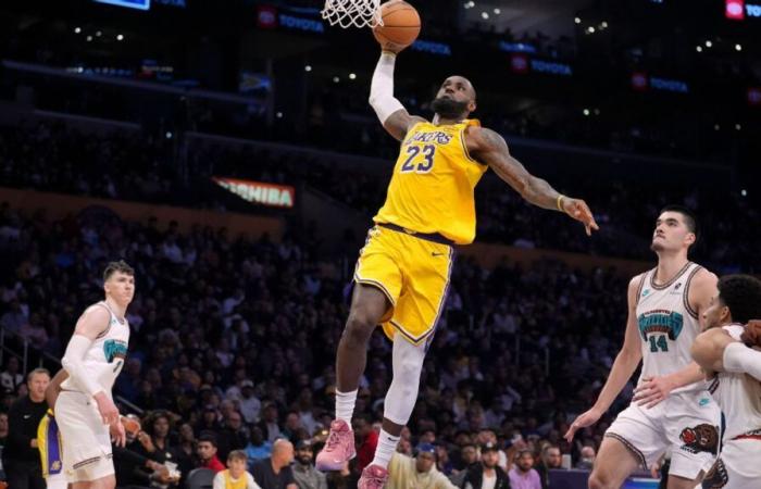 LeBron lifts Lakers past Grizzlies with 30-point triple-double