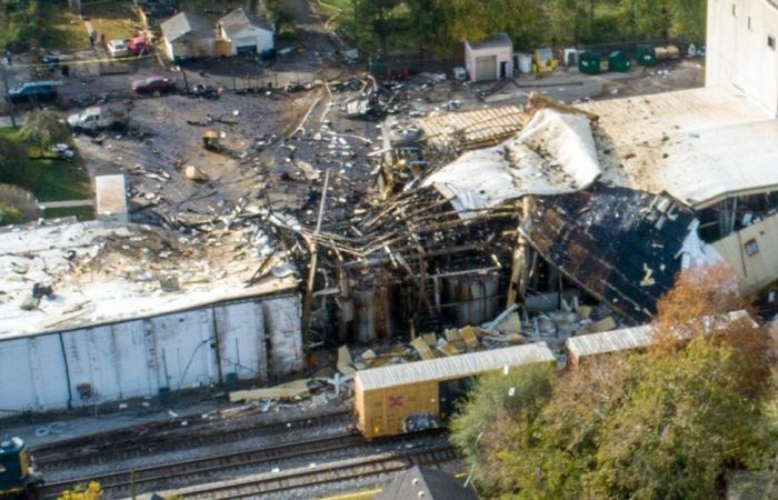 Drone footage captures scope of damage, destruction from deadly Louisville explosion