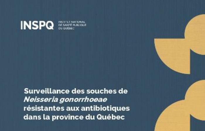 Surveillance of antibiotic-resistant strains of Neisseria gonorrhoeae in the province of Quebec