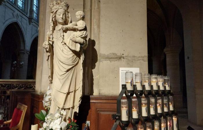 The Virgin of the Pillar, miraculous masterpiece from the fire of Notre-Dame de Paris, returns to its cathedral