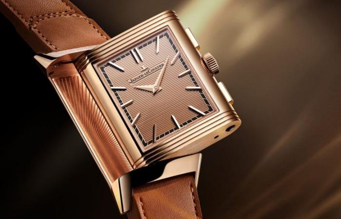 New limited edition of the Jaeger-LeCoultre Reverso Tribute Chronograph in pink gold