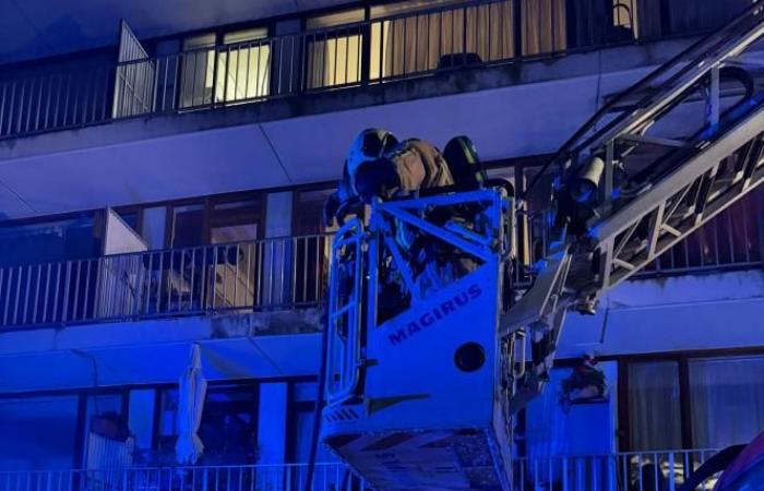 Brussels: the vital prognosis of a person after a fire in Uccle (photos)