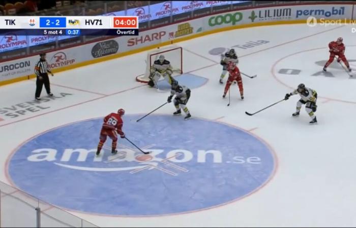 Two points for Oliver Kapanen in his first match in Sweden