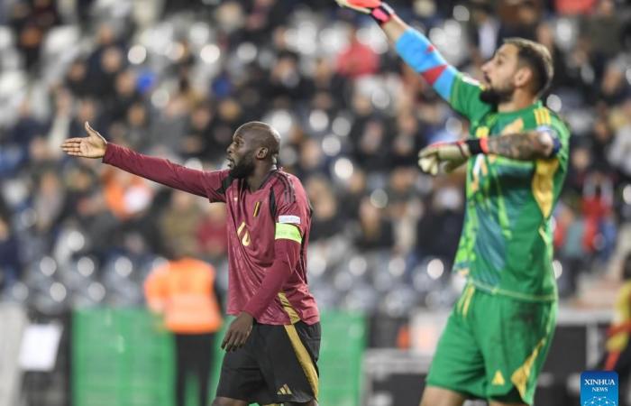 UEFA Nations League 2024/25 League A football match: Belgium vs. Italy-Xinhua