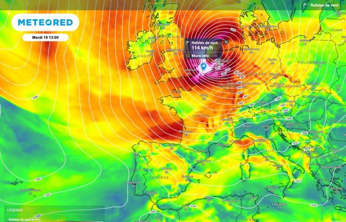 Our maps indicate a clear strengthening of winds in France! Should we expect a gale or a storm?