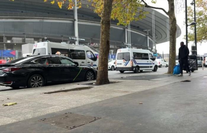 before the match under high tension, the Stade de France district already under cover