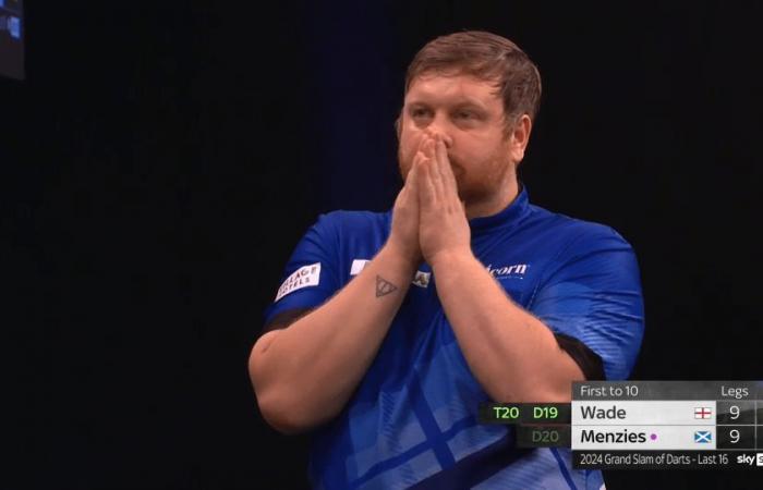 Rangers-daft darts star left floored with emotion as he flips ‘Scotland get battered’ chants on their head in huge win