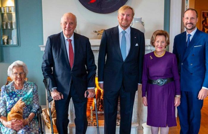 The Norwegian royal family invites King Willem-Alexander to lunch before his departure