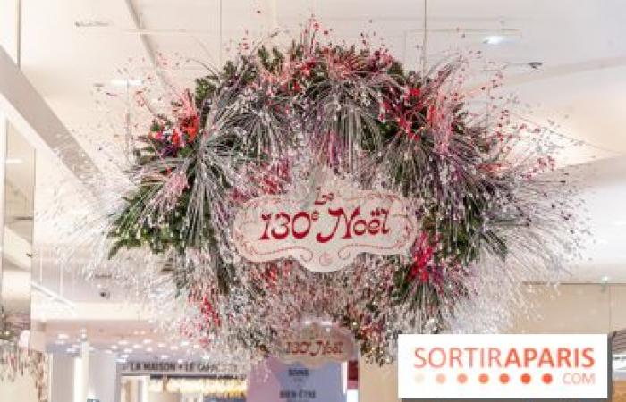 Inauguration of the windows and Christmas tree of Galeries Lafayette 2024 for their 130th Christmas