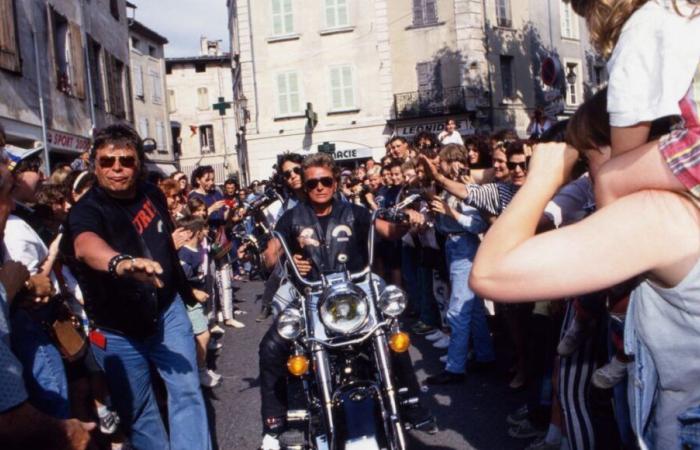 The day Johnny Hallyday came to Carpentras as a rockstar