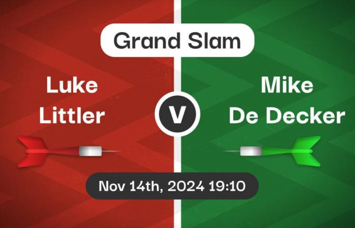 Luke Littler v Mike De Decker Betting Tips & Match Preview