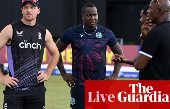 West Indies v England: third men’s T20 cricket international – live | Cricket