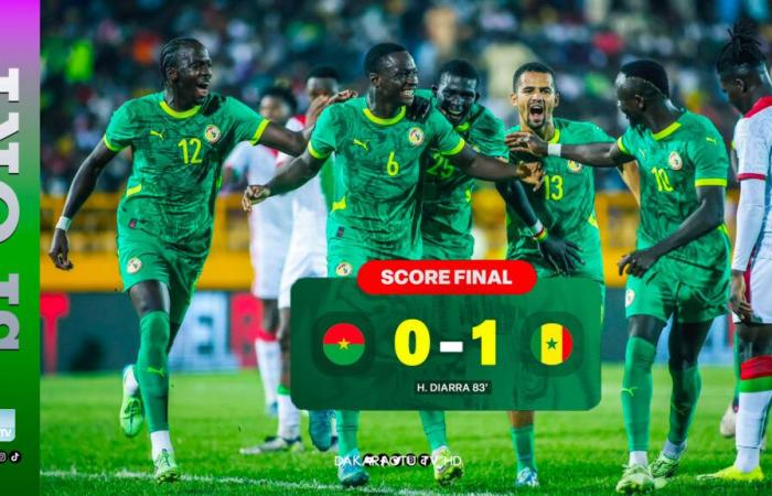 Senegal escapes the Burkinabé Trap and wins 1-0 in a tense match…Habib Diarra, the Unexpected Hero