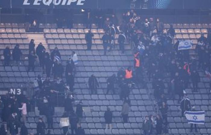 a brief incident took place in the stands of the Stade de France