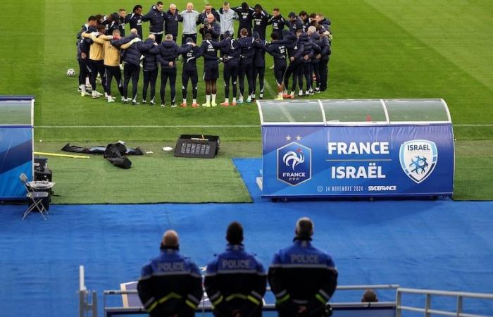 Security alert before the France-Israel match