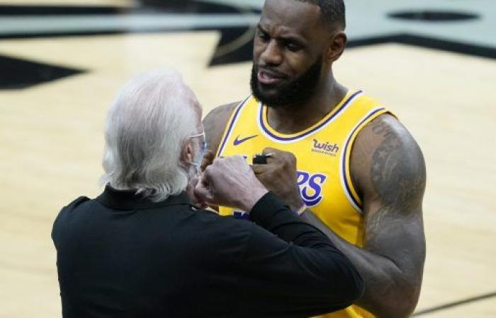 LeBron James first thinks of his friend Gregg Popovich • Basket USA