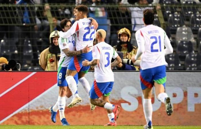 Italy wins in Belgium and continues its flawless performance in the League of Nations before facing the Blues