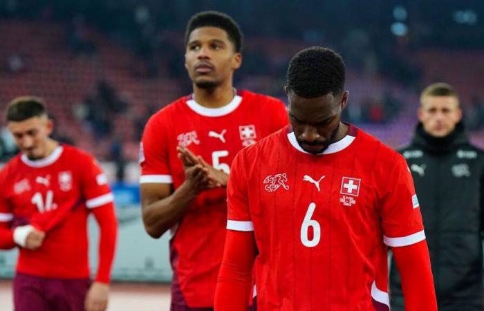 Draw against Serbia, Switzerland is relegated to the League of Nations