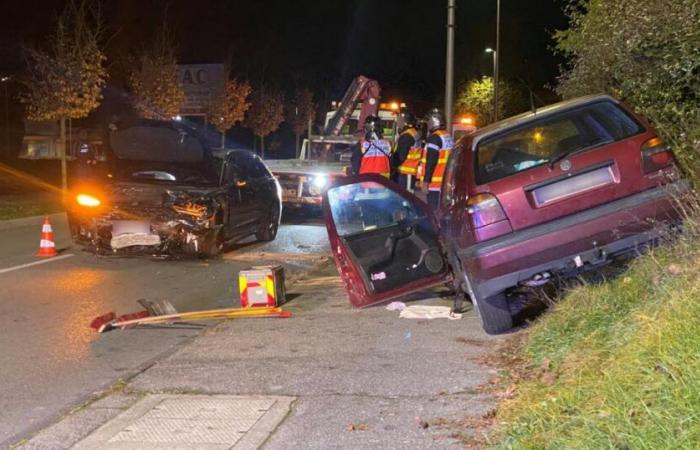 Gap. Three people evacuated to hospital after an accident on the Luye road