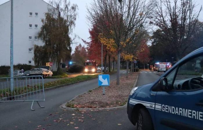 A suspected gas leak near the Roudourou stadium in Guingamp