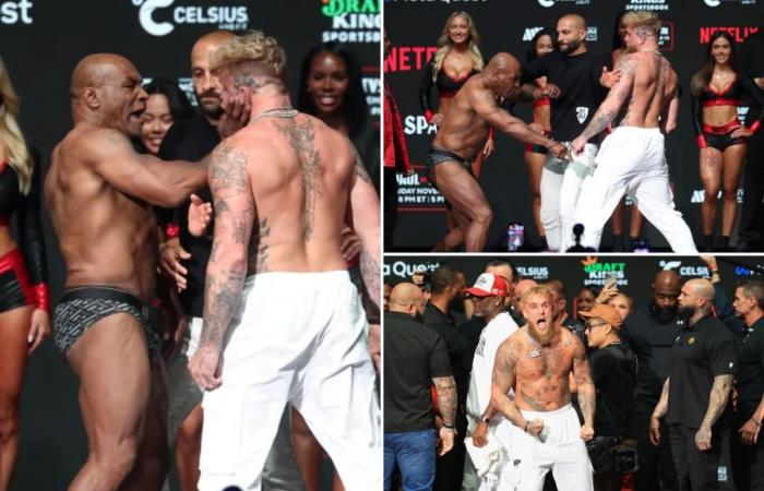 Here’s why Mike Tyson slapped Jake Paul at pre-fight weigh-in