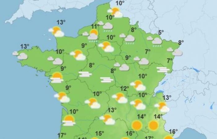 Sunshine and falling temperatures before the return of rain from the North: the weekend weather in France