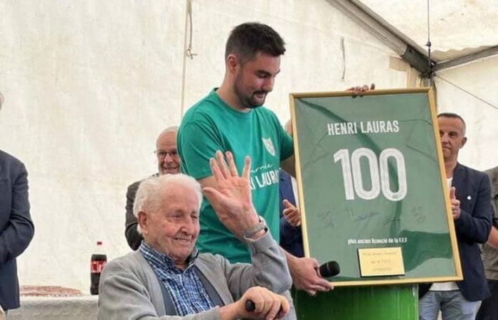 Death of France's oldest footballer, Henri Lauras, aged 101