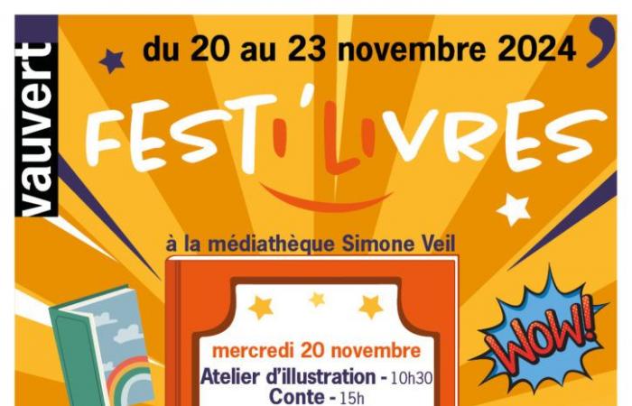 1st edition of Festi’livres in Vauvert, a family festival to discover books!