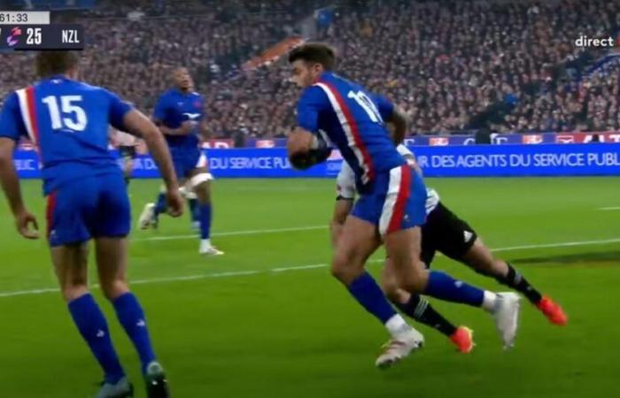 XV of France. French flair also impresses the All Blacks, including this legend