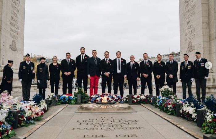 in video, the superb tribute of the All Blacks at the tomb of the Unknown Soldier