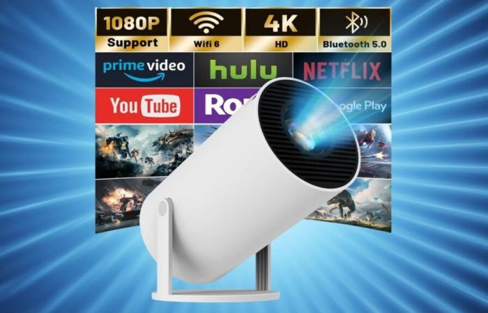 This mini video projector at a crazy price is the ideal equipment for your movie evenings