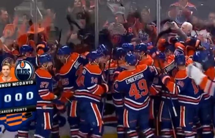 And 1000 for McDavid!