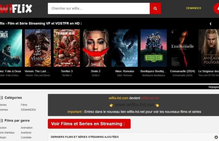 Wiflix is ​​back again with a new address