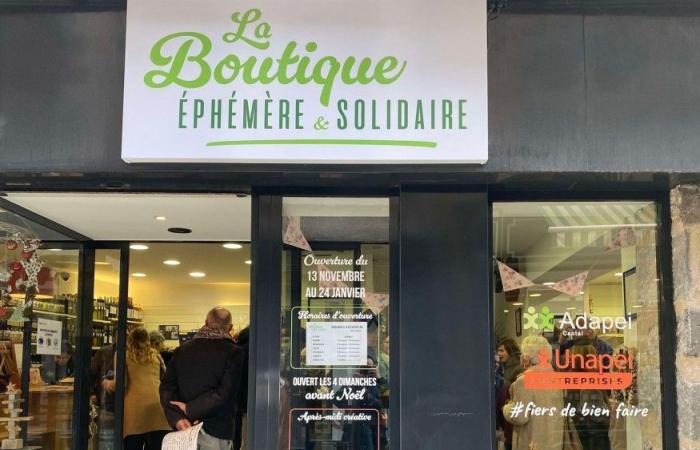 ADAPEI du Cantal opens the Ephemeral and Solidarity Boutique in Aurillac: a first in France