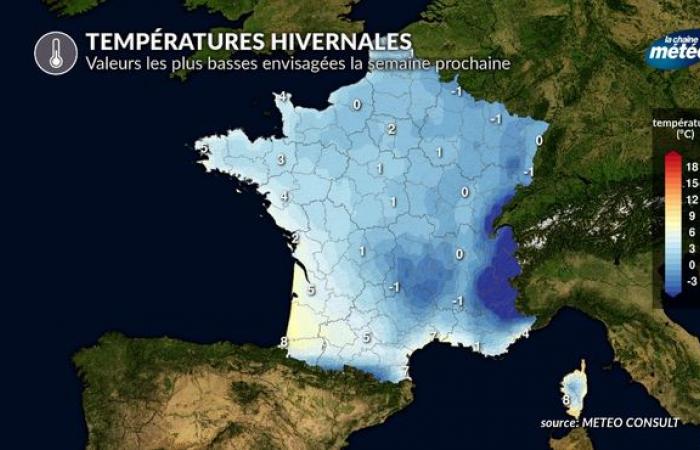 Drop in temperatures: no, no cold snap next week