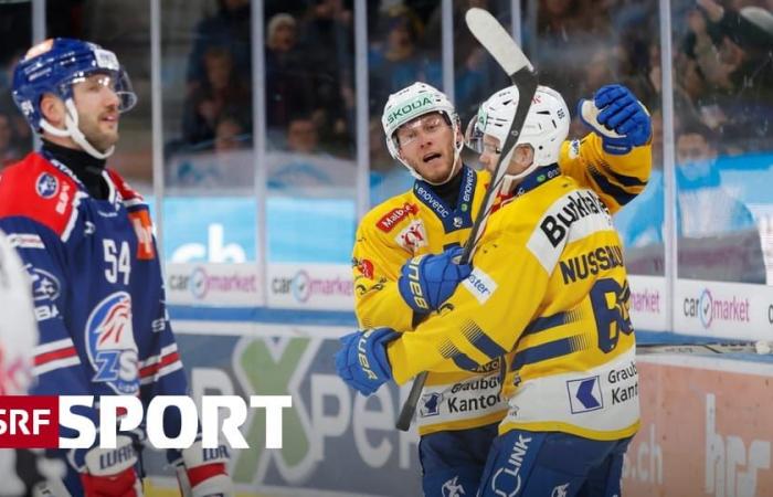 National League on Friday – Davos ends ZSC’s home series – lightning goals in Freiburg – Sport