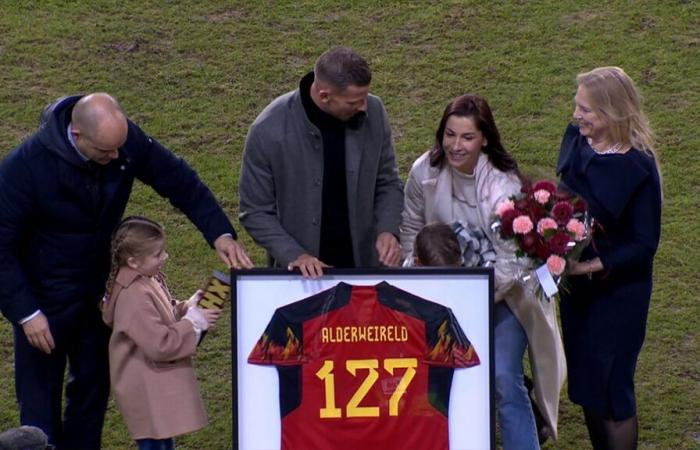 A beautiful tribute: Toby Alderweireld honored at half-time of Belgium-Italy