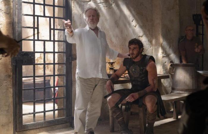 What will be Ridley Scott's next film after Gladiator 2?