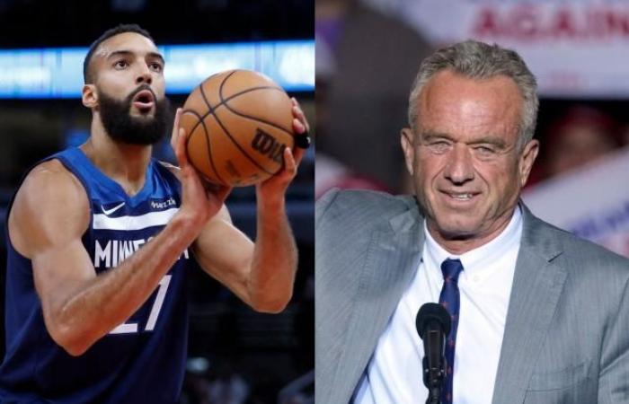 Rudy Gobert supports Robert F. Kennedy Jr, Donald Trump's future Minister of Health